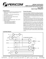 PI74FCT257TS datasheet pdf Pericom Technology