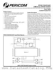 PI74FCT2543TP datasheet pdf Pericom Technology