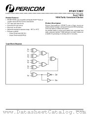 PI74FCT280TW datasheet pdf Pericom Technology