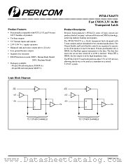 PI74LCX16373A datasheet pdf Pericom Technology