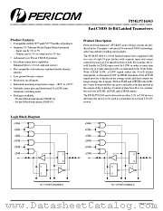 PI74LPT16543V datasheet pdf Pericom Technology