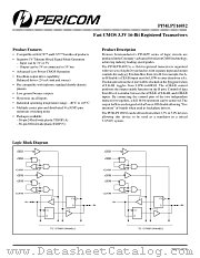 PI74LPT16952A datasheet pdf Pericom Technology