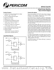 PI74VCX16374A datasheet pdf Pericom Technology