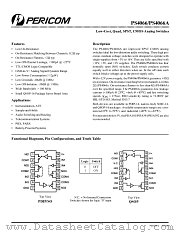 PS4066CEE datasheet pdf Pericom Technology