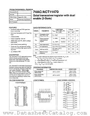 74ACT11470D datasheet pdf Philips