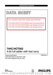 74HC_HCT583 datasheet pdf Philips