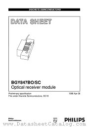 BGY847BO_SC datasheet pdf Philips