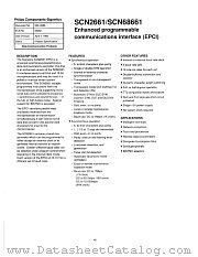 SCN2661BM1F28 datasheet pdf Philips