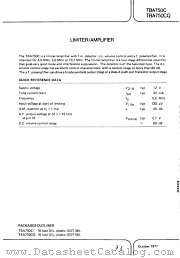 TBA750C datasheet pdf Philips