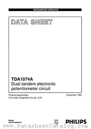 TDA1074A_V6 datasheet pdf Philips