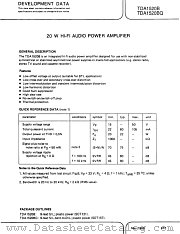 TDA1520BQ datasheet pdf Philips