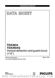 TDA3654_N3 datasheet pdf Philips
