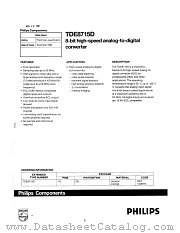 TDE8715D datasheet pdf Philips