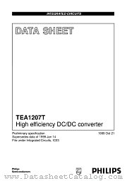 TEA1207T_N1 datasheet pdf Philips