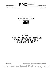 PM5945-UTP5 datasheet pdf PMC-Sierra Inc