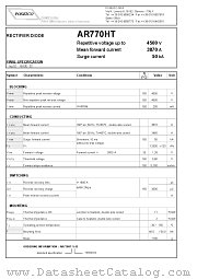 AR770HTS45 datasheet pdf POSEICO SPA