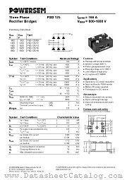 PSD125_08 datasheet pdf POWERSEM