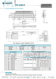 PC2402-F datasheet pdf Powertip Technology
