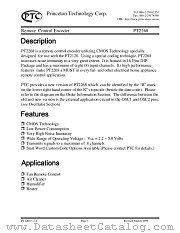 PT2268-S datasheet pdf Princeton Technology Corporation
