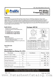 PT-3016C datasheet pdf Prolific