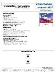 P0402FC3.3C datasheet pdf Protek Devices