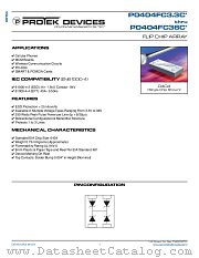 P0404FC05C datasheet pdf Protek Devices