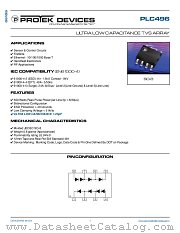 PLC496 datasheet pdf Protek Devices