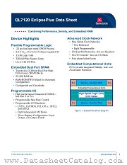 QL7120-4PS484M datasheet pdf QuickLogic