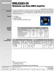 RMLA3565-53 datasheet pdf Raytheon