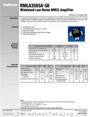 RMLA3565A-58 datasheet pdf Raytheon