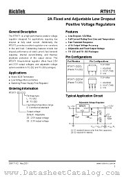 RT9171-33CL datasheet pdf RichTek
