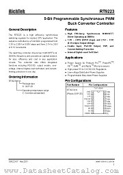 RT9223CS datasheet pdf RichTek