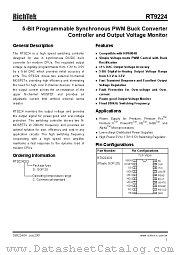 RT9224CS datasheet pdf RichTek
