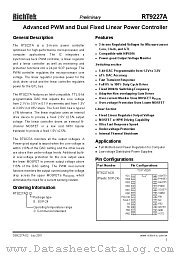 RT9227ACS datasheet pdf RichTek