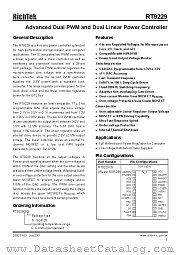 RT9229CS datasheet pdf RichTek