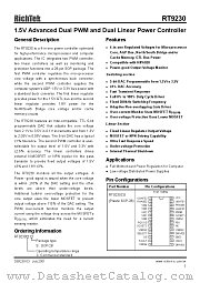 RT9230CS datasheet pdf RichTek