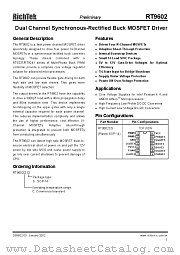 RT9602CS datasheet pdf RichTek