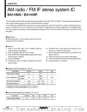 BA1449F datasheet pdf ROHM