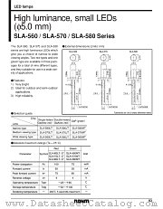 SLA-580JT datasheet pdf ROHM