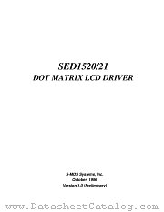 SED1520FAA datasheet pdf S-MOS Systems