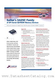 SA25C512 datasheet pdf Saifun Semiconductors
