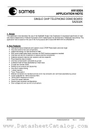 SA2002DSA datasheet pdf Sames