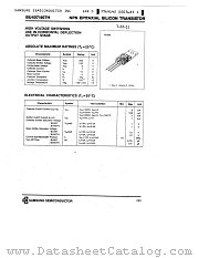 BU407H datasheet pdf Samsung Electronic