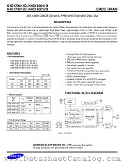 K4E160812D-F datasheet pdf Samsung Electronic