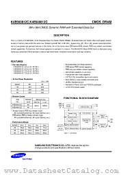 K4E660812C-JCL-6 datasheet pdf Samsung Electronic