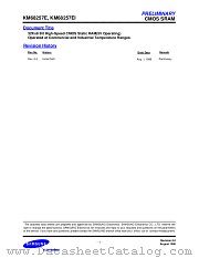 KM68257ETG-15 datasheet pdf Samsung Electronic
