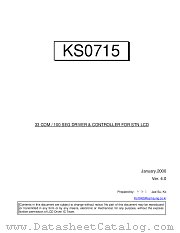 KS0715TB-XX-L0TF datasheet pdf Samsung Electronic