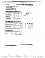 KSA940 datasheet pdf Samsung Electronic