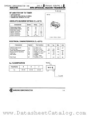 KSC2735 datasheet pdf Samsung Electronic