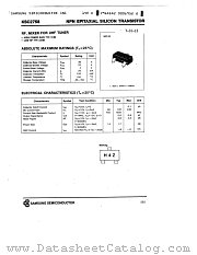 KSC2738 datasheet pdf Samsung Electronic